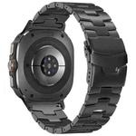 For Samsung Galaxy Watch Ultra 47mm Safety Buckle Titanium Alloy Watch Band(Grey)