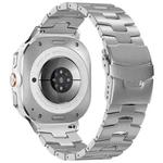 For Samsung Galaxy Watch Ultra 47mm Safety Buckle Titanium Alloy Watch Band(Silver)