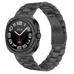 For Samsung Galaxy Watch Ultra 47mm Five Beads Stainless Steel Metal Watch Band(Black)