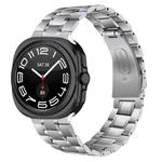 For Samsung Galaxy Watch8 / Watch8 Classic Five Beads Stainless Steel Metal Watch Band(Silver)