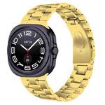 For Samsung Galaxy Watch8 / Watch8 Classic Five Beads Stainless Steel Metal Watch Band(Gold)