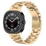 For Samsung Galaxy Watch8 / Watch8 Classic Five Beads Stainless Steel Metal Watch Band(Rose Gold)