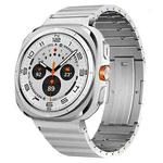 For Samsung Galaxy Watch8 / Watch8 Classic One Bead Side Slide Quick Release Buckle Titanium Alloy Watch Band(Silver)