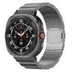 For Samsung Galaxy Watch Ultra 47mm One Beads Magnetic Buckle Titanium Alloy Watch Band(Grey)