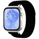 For Huawei Watch Fit3 / Fit4 / Fit4 Pro xDfind Nylon Loop Sport Watch Band(Deep Black)