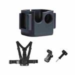 For DJI Osmo Pocket 3 Adapter Expansion Bracket Frame with Chest Strap