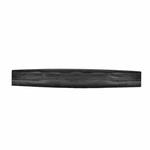 Universal PU Leather Headband Protective Cover, Size:Curved 21x11x8.5cm(Black)