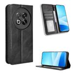 For Meizu Note 16 Pro 5G Magnetic Buckle Retro Texture Leather Phone Case(Black)
