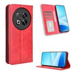 For Meizu Note 16 Pro 5G Magnetic Buckle Retro Texture Leather Phone Case(Red)