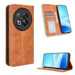 For Meizu Note 16 Pro 5G Magnetic Buckle Retro Texture Leather Phone Case(Brown)