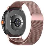 For Samsung Galaxy Watch 8 / 8 Classic / Ultra 2 xDfind Milanese Magnetic Metal Watch Band(Rose Pink)