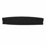 Elastic Cotton Cloth Headband Protective Cover, Size:Curved 22.5x13x11cm(Black)