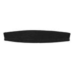 Elastic Cotton Cloth Headband Protective Cover, Size:Curved 22.5x13x10cm(Black)