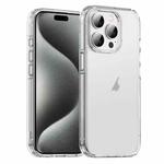 For iPhone 15 Pro iPAKY Phantom Series Shockproof PC+TPU Phone Case(Matte White)