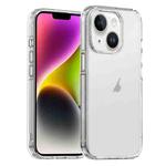 For iPhone 14 iPAKY Phantom Series Shockproof PC+TPU Phone Case(Matte White)