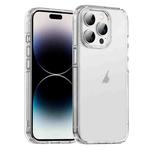 For iPhone 14 Pro Max iPAKY Phantom Series Shockproof PC+TPU Phone Case(Matte White)