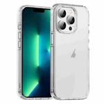 For iPhone 13 Pro iPAKY Phantom Series Shockproof PC+TPU Phone Case(Matte White)