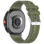 For Samsung Galaxy Watch 8 / 8 Classic 22mm xDfind Hybrid Nylon Braid Silicone Watch Band(Green)