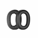 1 Pair Protein Leather Earpads For Jabra Elite 85H(Black)