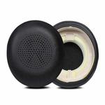 1 Pair Protein Leather Earpads For Jabra Evolve2 65 65MS 65UC USB / Evolve2 40 40UC 40MS USB / Elite 45H(Black)