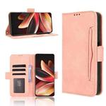 For Meizu Note 16 5G Skin Feel Calf Texture Card Slots Leather Phone Case(Pink)