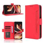 For Meizu Note 16 5G Skin Feel Calf Texture Card Slots Leather Phone Case(Red)