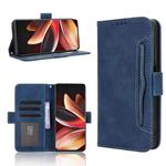 For Meizu Note 16 5G Skin Feel Calf Texture Card Slots Leather Phone Case(Blue)