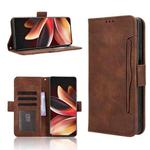 For Meizu Note 16 5G Skin Feel Calf Texture Card Slots Leather Phone Case(Brown)