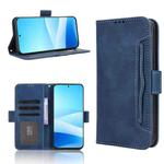 For Meizu Note 16 Pro 5G Skin Feel Calf Texture Card Slots Leather Phone Case(Blue)