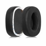 2pcs Protein Leather Replacement Earpads For 1MORE MK801(Black)