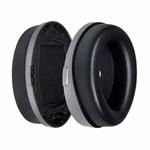 1 Pair Sponge Earmuffs Replacement Earpads For Audeze Mobius, Model:Protein PU with Clip(Black)