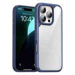 For iPhone 16 Pro Max iPAKY YJ Series Transparent PC+TPU Phone Case(Blue)