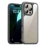 For iPhone 16 Pro Max iPAKY YJ Series Transparent PC+TPU Phone Case(Grey)