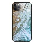 For iPhone 11 Pro Marble Pattern Glass Protective Case(DL06)