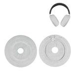 For Apple AirPods Max 2pcs Knitted Earphone Dust Cover(Light Gray)