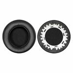 For Motorola Moto Pulse Escape 2pcs Protein Leather Snap-on Type Earphone Covers(Black)