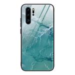 For Huawei P30 Pro Marble Pattern Glass Protective Case(DL04)