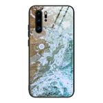 For Huawei P30 Pro Marble Pattern Glass Protective Case(DL06)