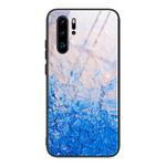 For Huawei P30 Pro Marble Pattern Glass Protective Case(DL07)