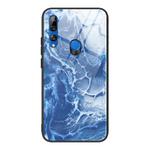 For Huawei Y9 Prime (2019) / P Smart Z Marble Pattern Glass Protective Case(DL03)