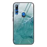 For Huawei Y9 Prime (2019) / P Smart Z Marble Pattern Glass Protective Case(DL04)