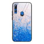 For Huawei Y9 Prime (2019) / P Smart Z Marble Pattern Glass Protective Case(DL07)