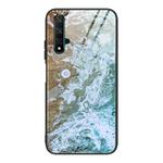 For Huawei Honor 20 / nova 5T Marble Pattern Glass Protective Case(DL06)