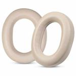 2pcs Snap-on Leather Earpads For Huawei FreeBuds Studio, Material:Protein Gold