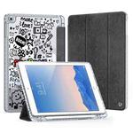 For iPad 9.7 2017 / 2018 / Air / Air 2 DUX DUCIS Unid Series Painted PU+TPU Smart Sleeping Tablet Leather Case(Black)