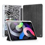 For iPad Air 11 2024 / 2025 DUX DUCIS Unid Series Painted PU+TPU Smart Sleeping Tablet Leather Case(Black)