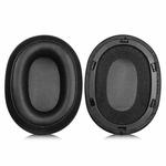 2pcs Snap-on Earpads For Swan AW-85, Material:Protein Leather(Black)