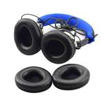 2pcs Protein Leather Earpads For Creative Aurvana Live 1(Black)