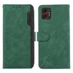 For Samsung Galaxy XCover7 Pro ABEEL Color Block Magnetic RFID Leather Phone Case(Green-Black)