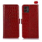 For Samsung Galaxy XCover7 Pro Crocodile Top Layer Cowhide Leather Phone Case(Red)